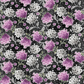 Tissu CraftsFabric élégant à imprimé floral vintage - 100 % coton, idéal pour l'artisanat et la couture